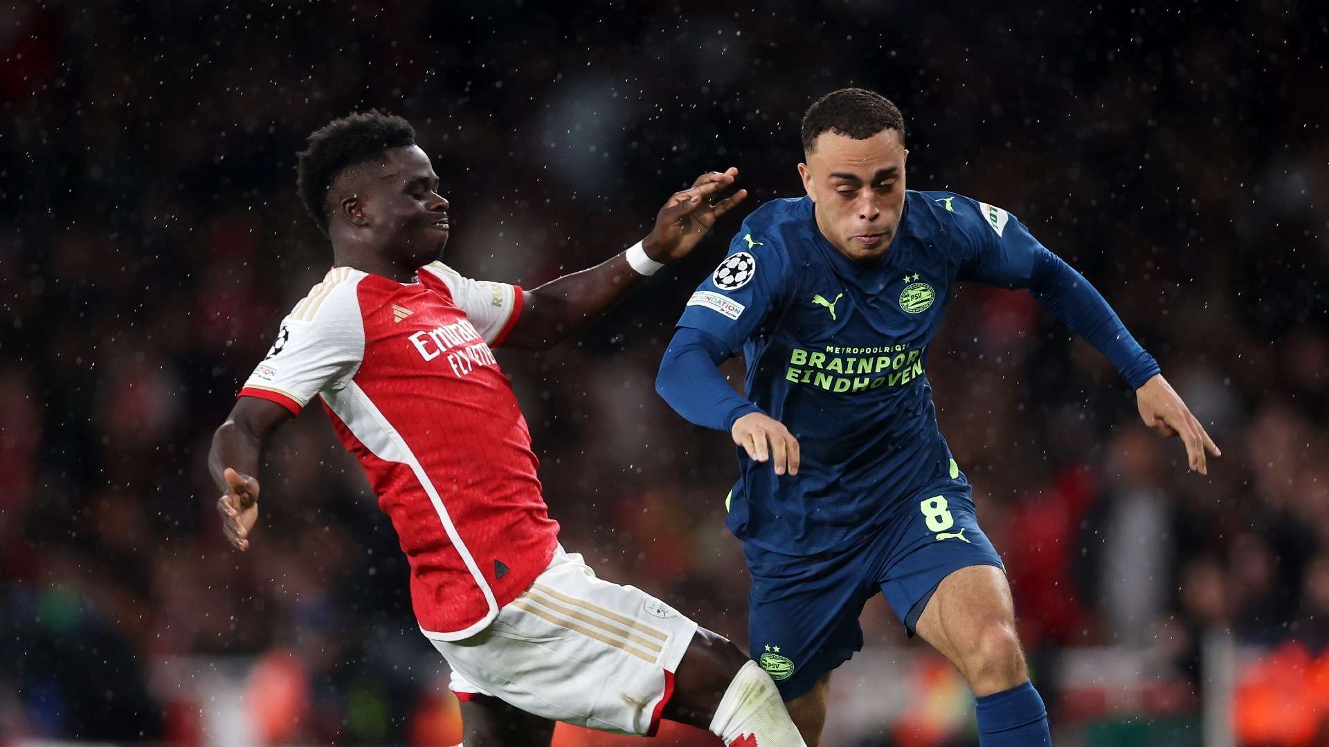 Dest Saka PSV Arsenal