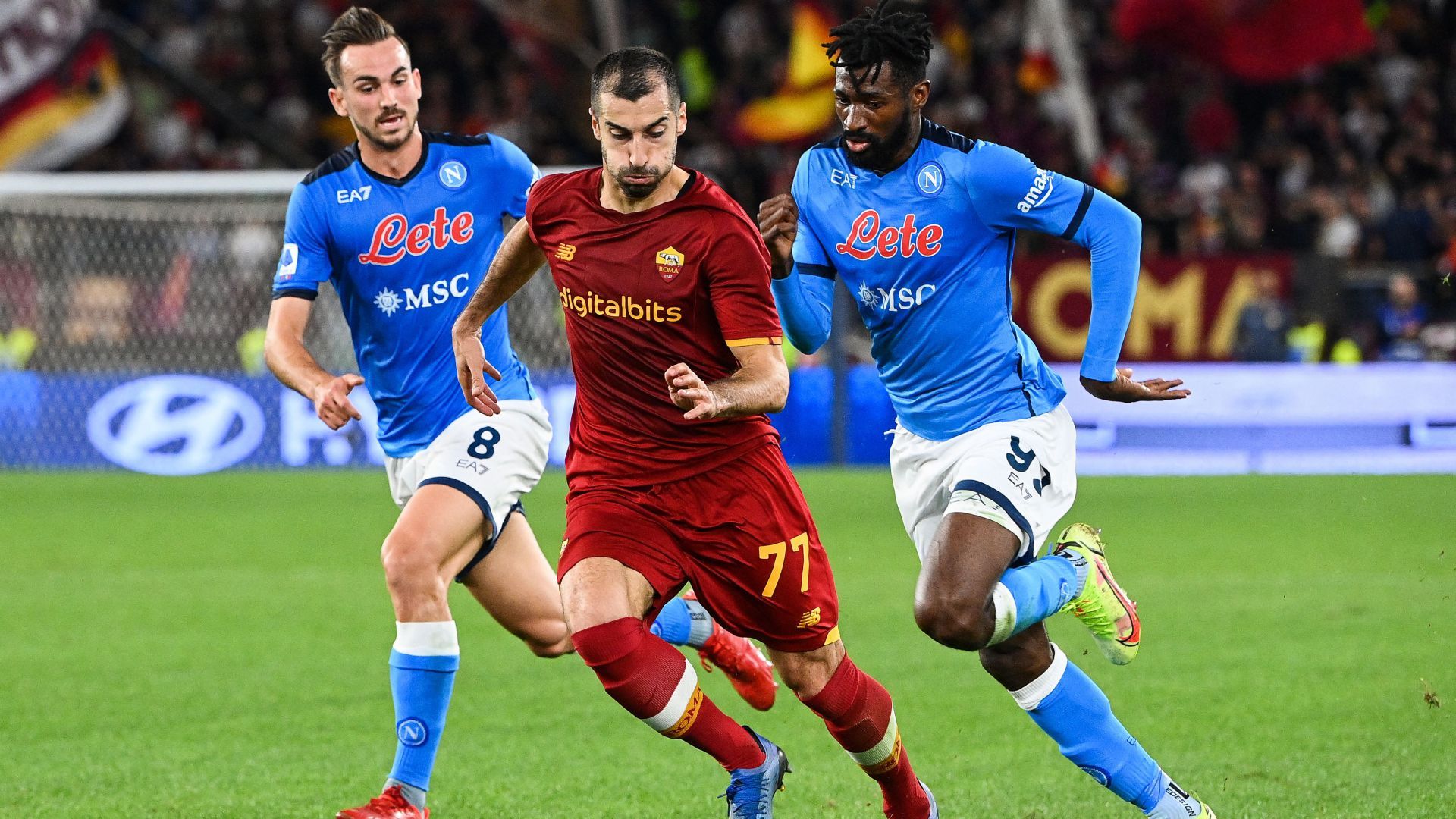 Henrikh Mkhitaryan Roma Napoli Serie A