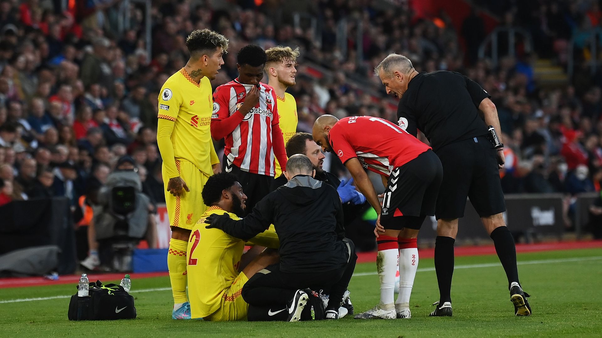 Joe Gomez Liverpool Southampton 2021-22