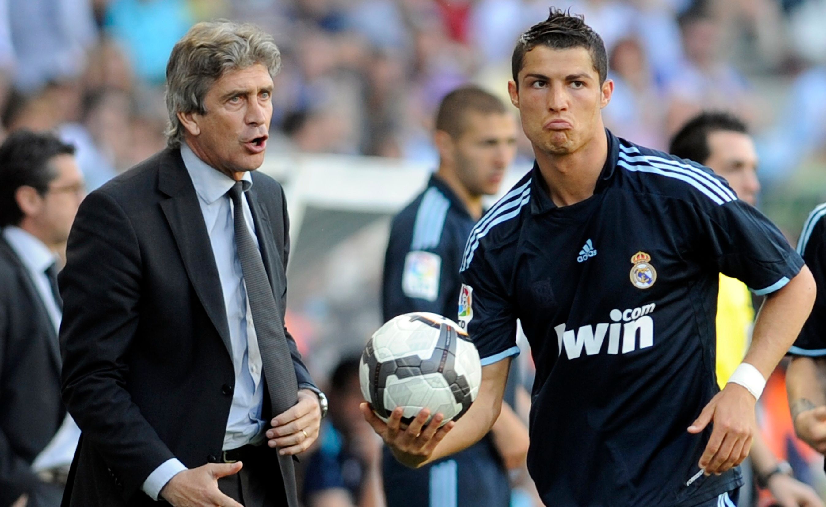Manuel Pellegrini & Cristiano Ronaldo