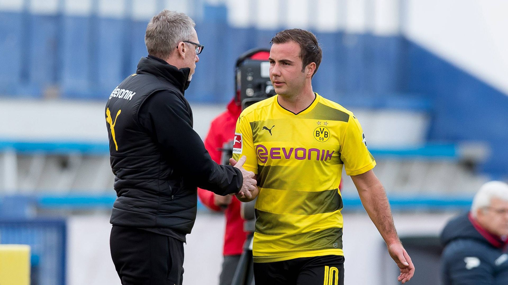 *GER ONLY* Mario Götze Peter Stöger Borussia Dortmund BVB