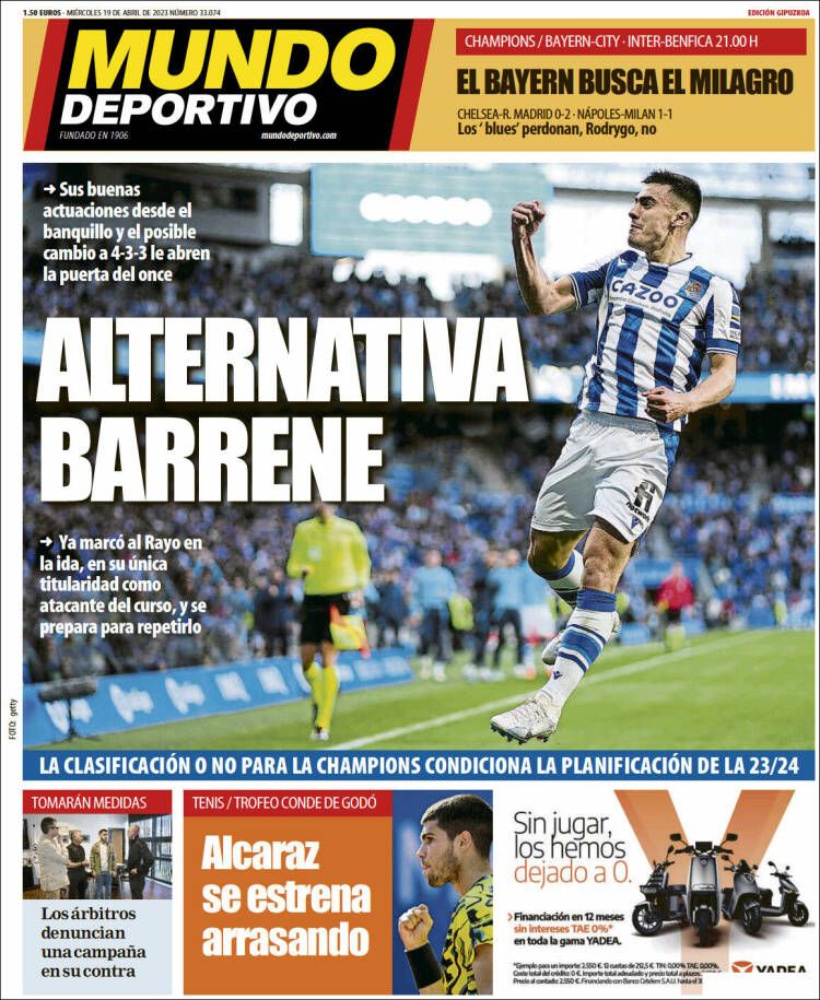 Las portadas 19 de abril 2023