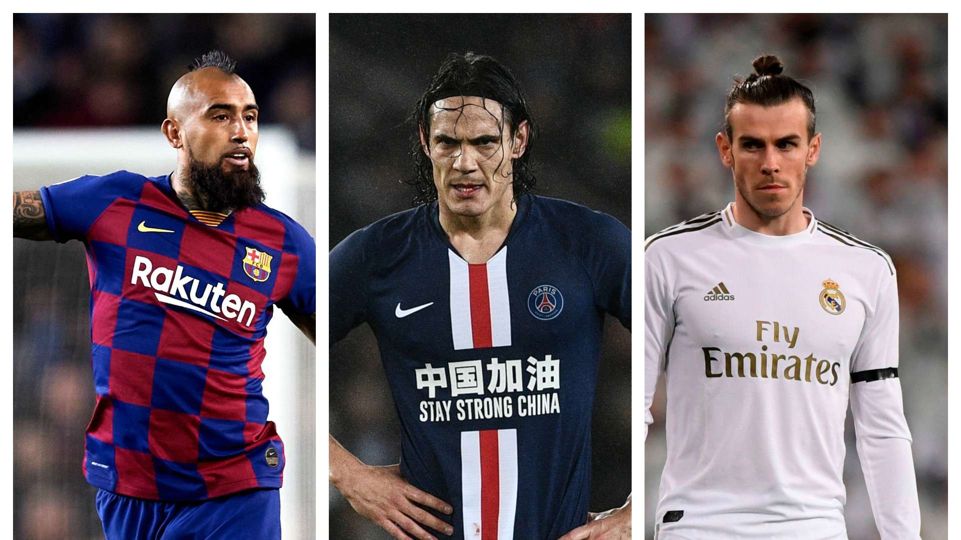 Vidal - Cavani - Bale