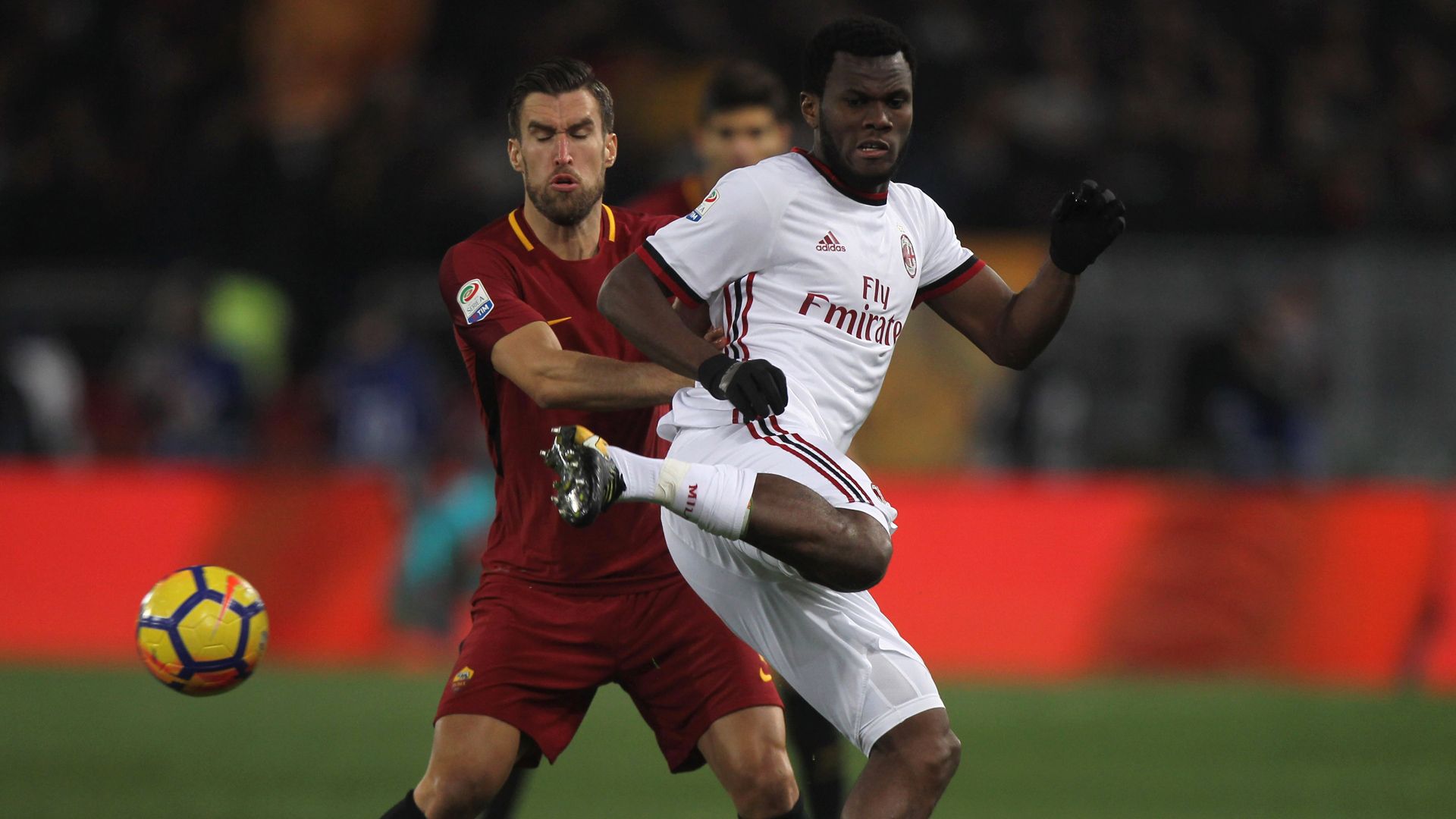 AS Rom AC Mailand Kevin Strootman Franck Kessie 25022018