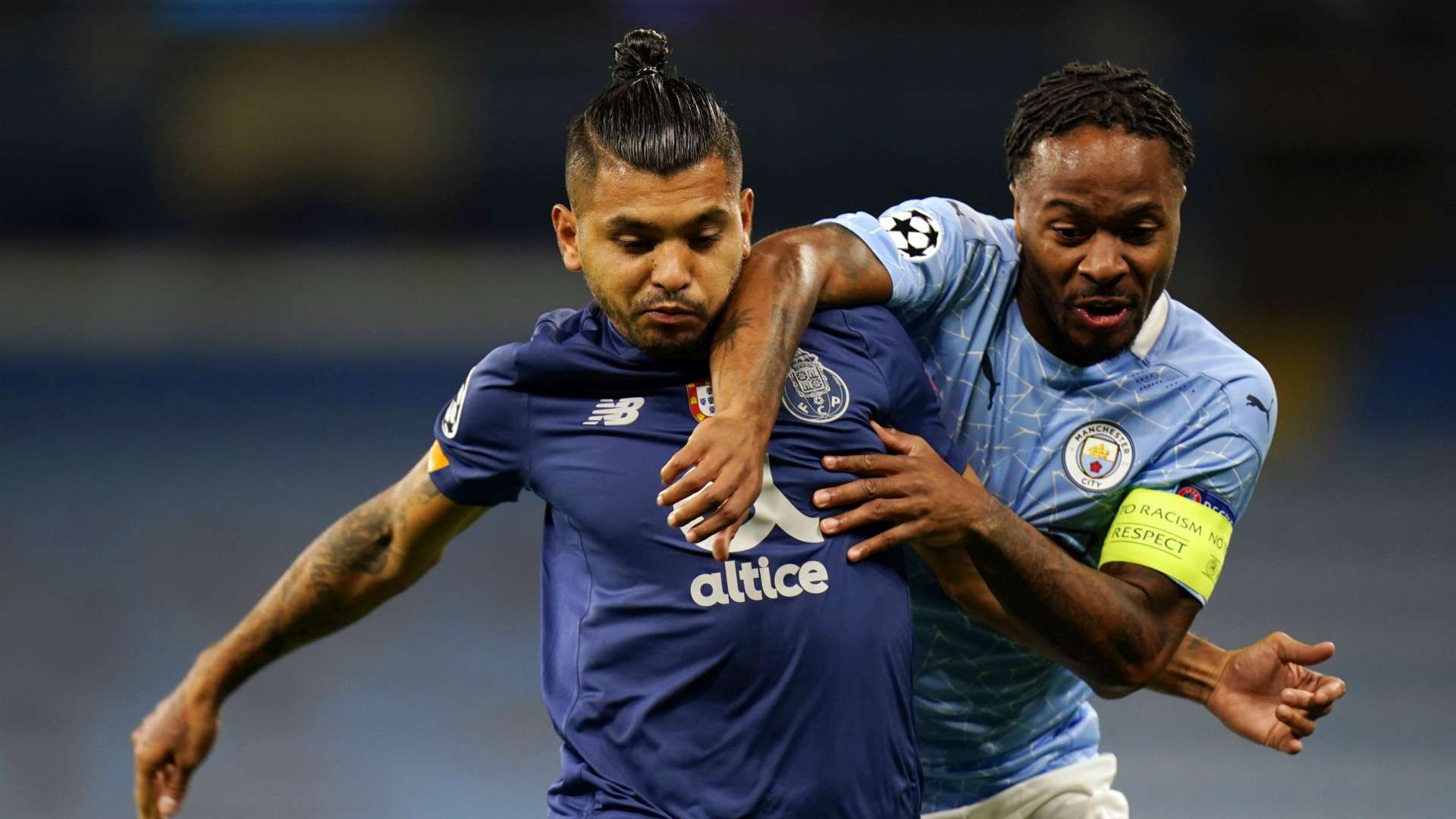 Manchester City Porto Raheem Sterling Tecatito Corona