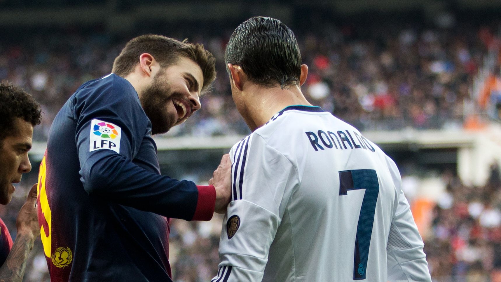 Gerard Pique Barcelona Cristiano Ronaldo Real Madrid