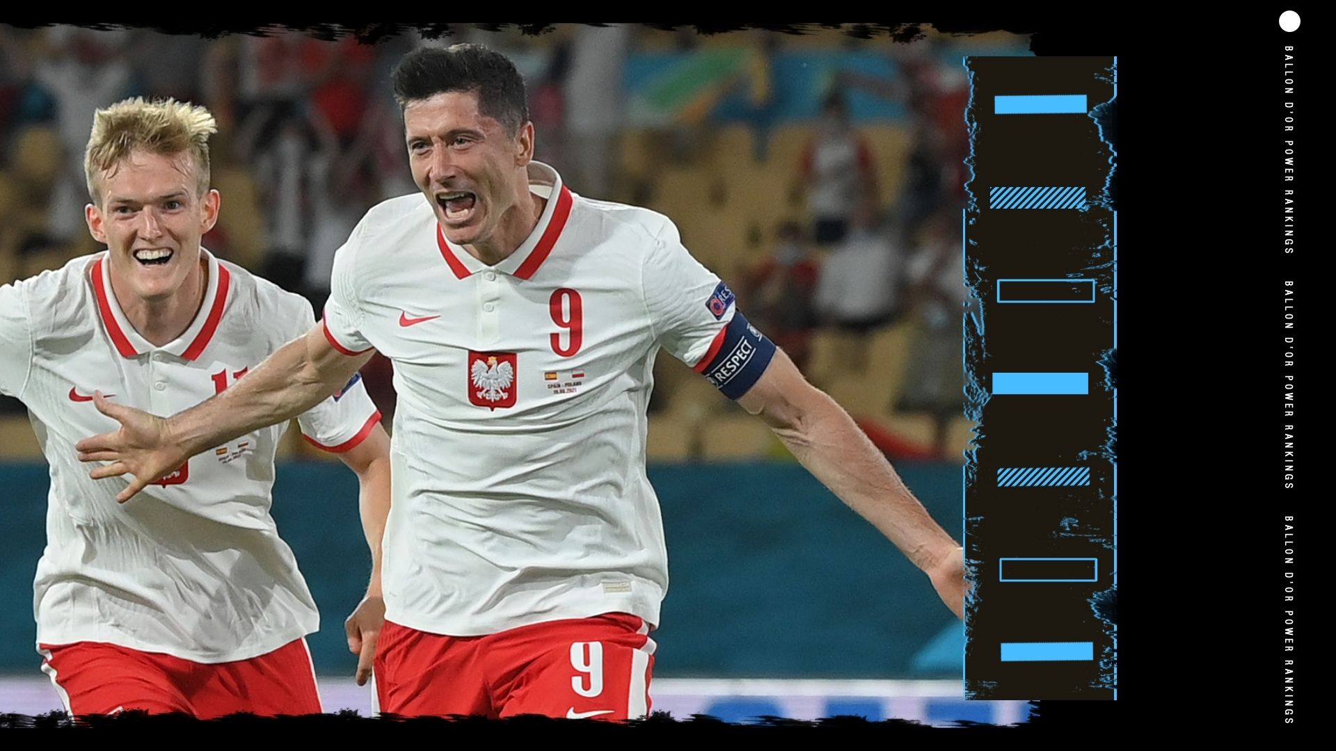 Robert Lewandowski Ballon d'Or Rankings GFX