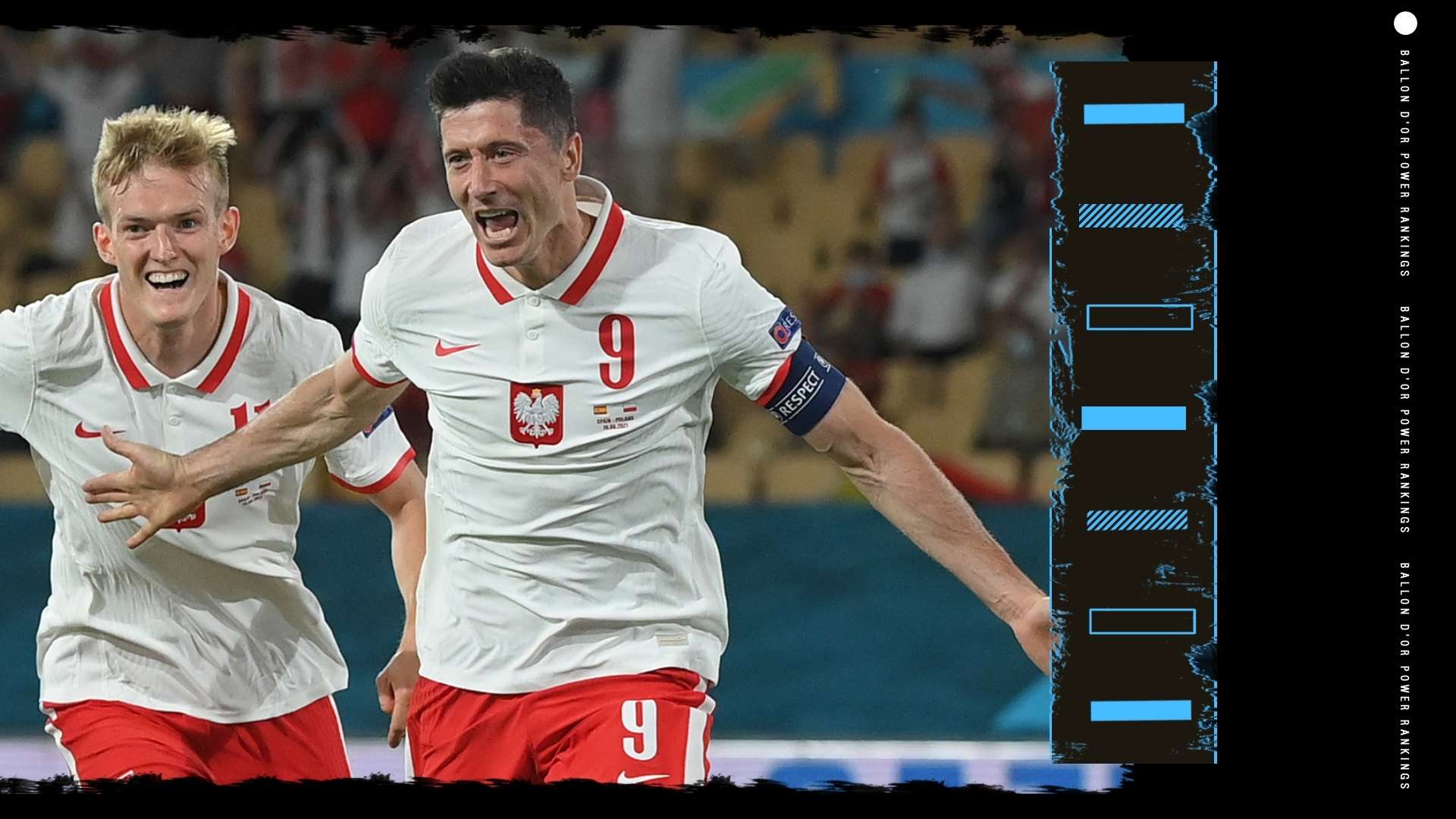 Robert Lewandowski Ballon d'Or Rankings GFX