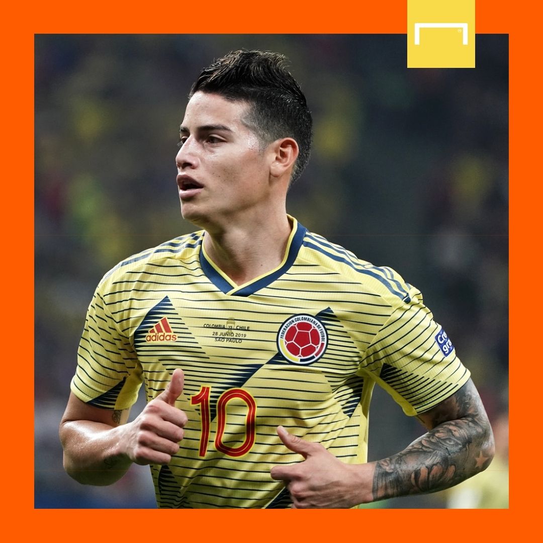James Rodriguez Colombia GFX