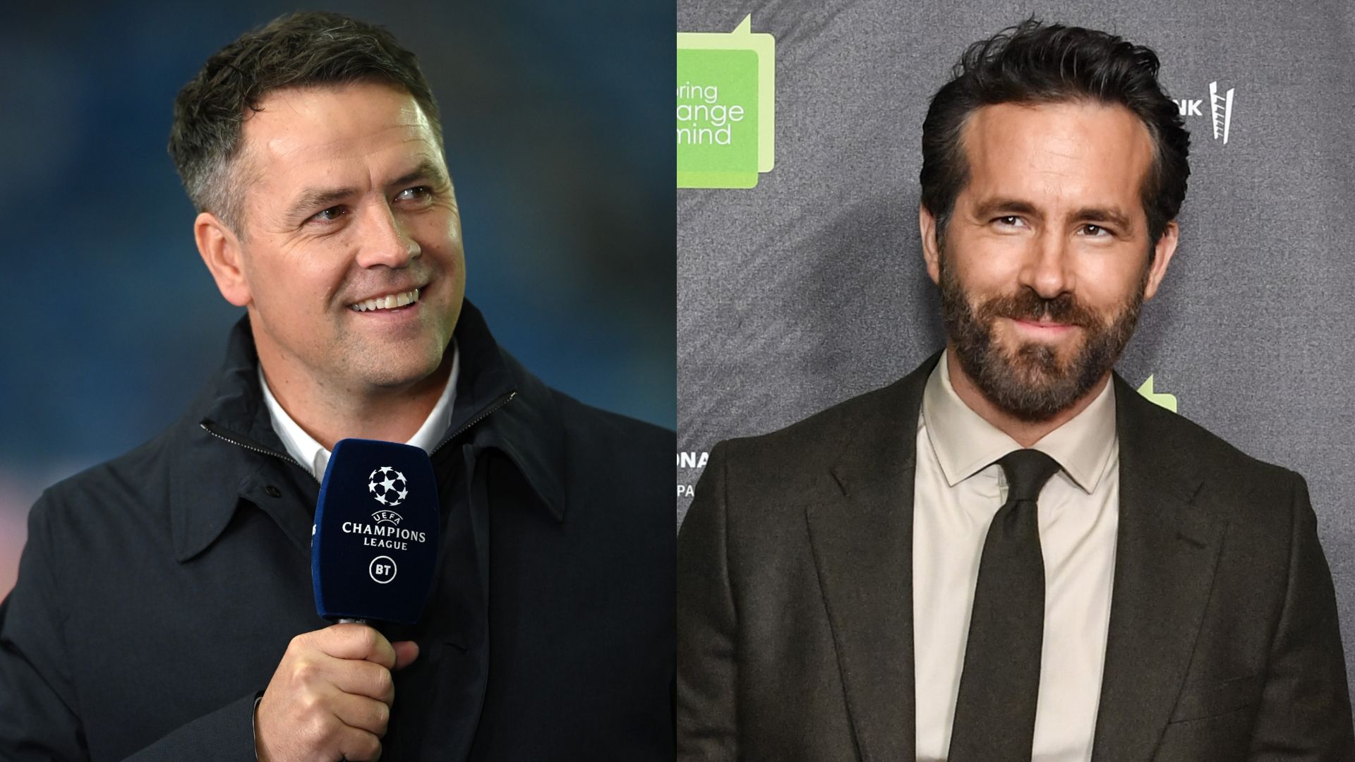 Michael Owen and Ryan Reynolds