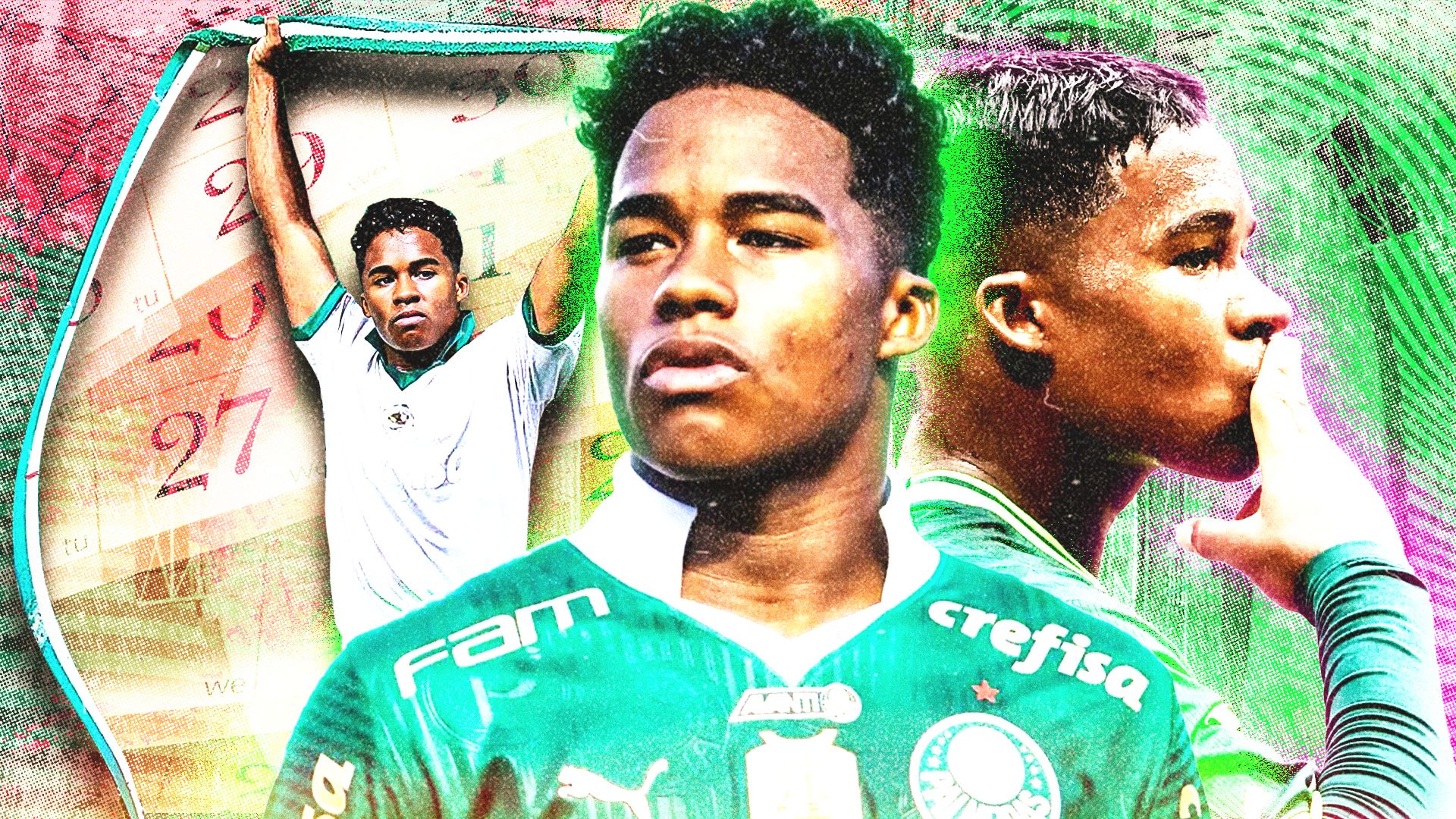 GFX Endrick Palmeiras calendário