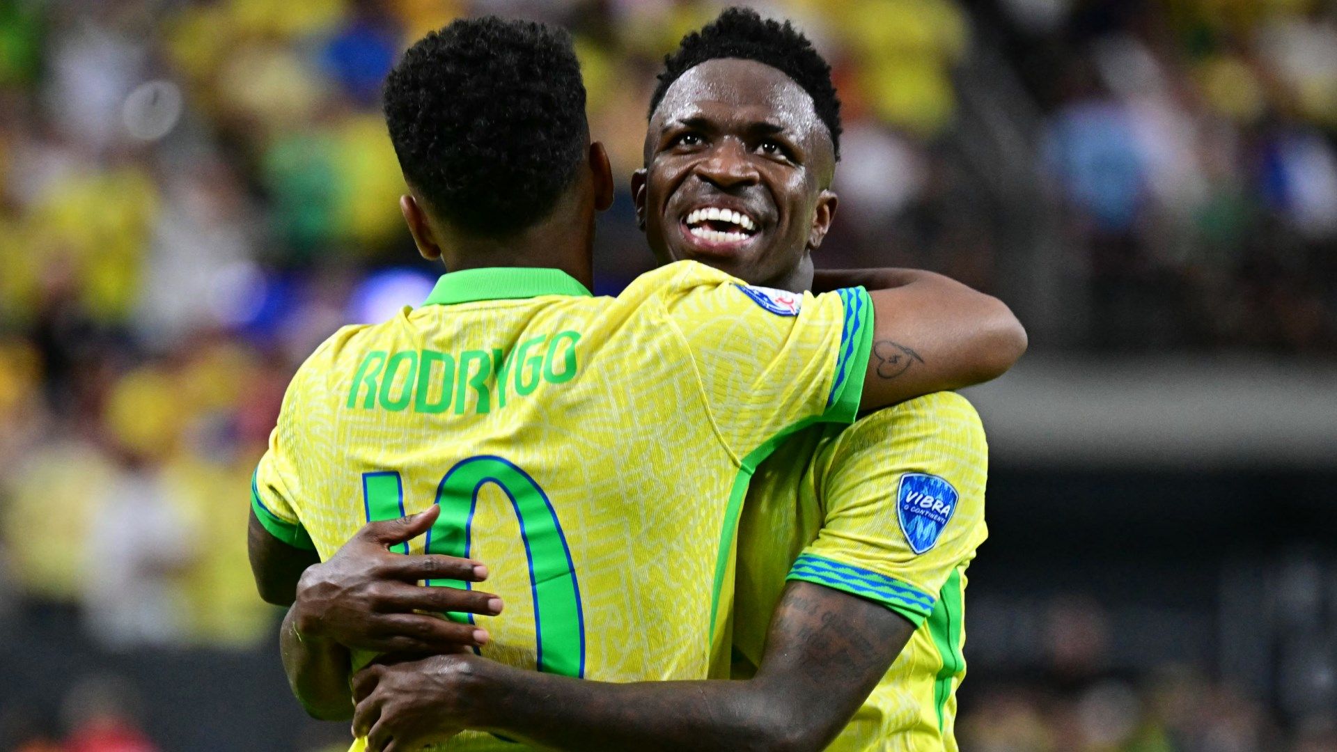 Rodrygo Vinicius Junior Brazil Copa America 2024