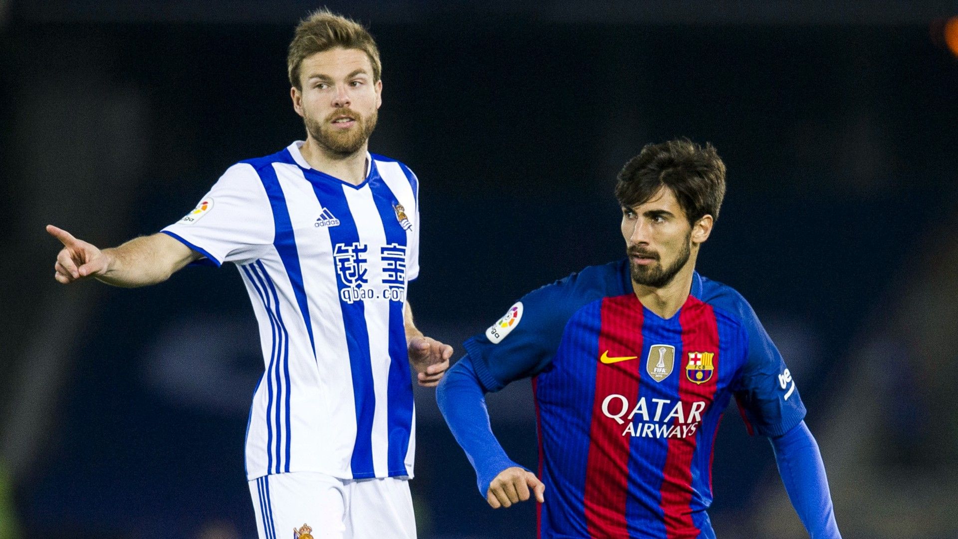 Illarramendi Andre Gomes Real Sociedad Barcelona LaLiga