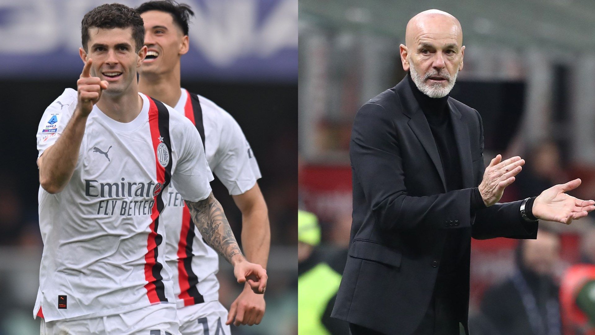 Pulisic Pioli split