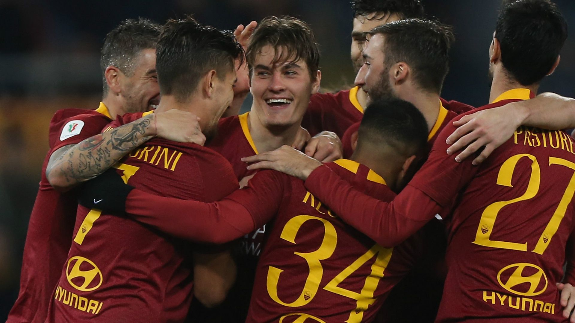 PATRIK SCHICK ROMA COPPA ITALIA 14012019