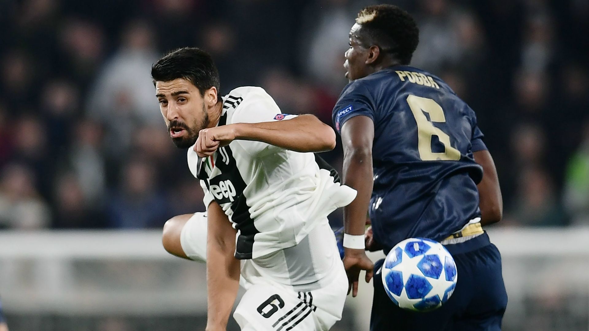 Sami Khedira Paul Pogba Juventus Manchester United
