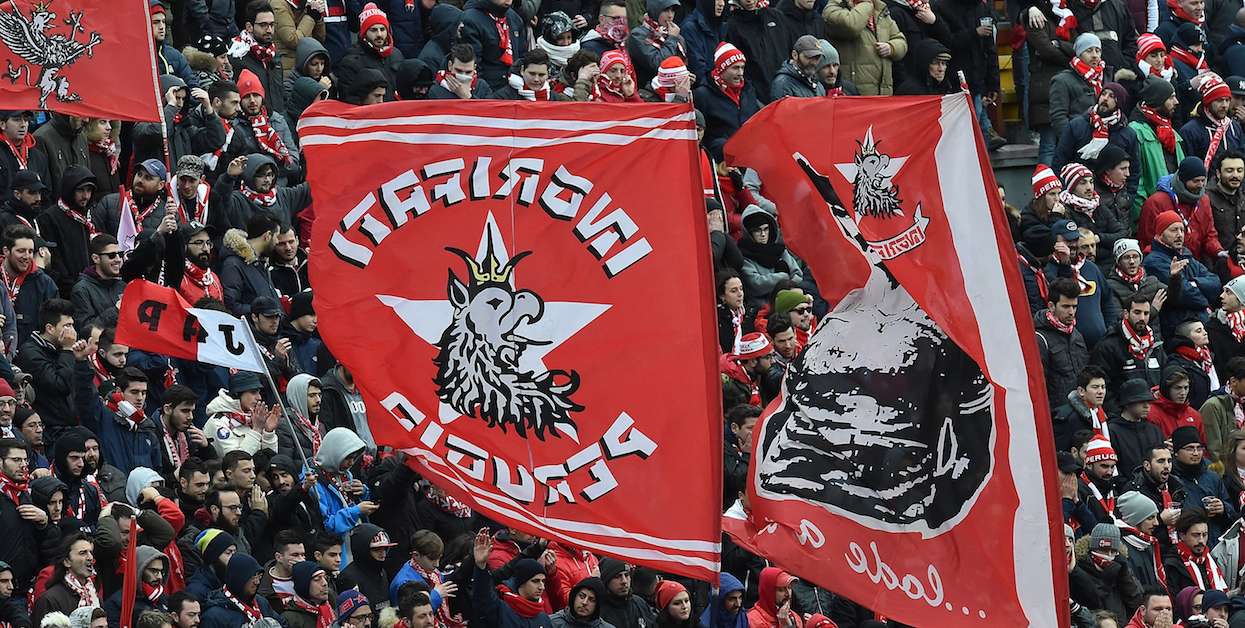 Perugia fans flag logo