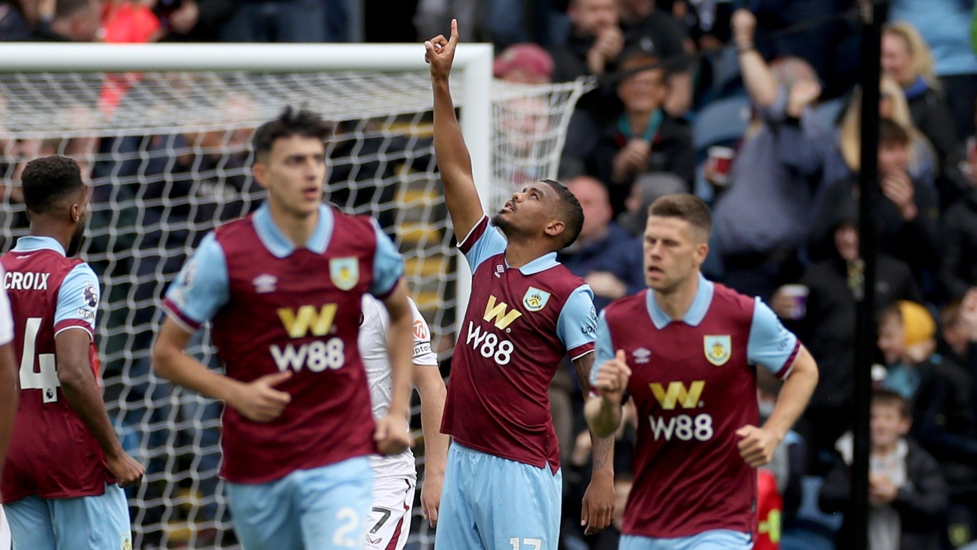 Lyle Foster, Burnley goal celebration