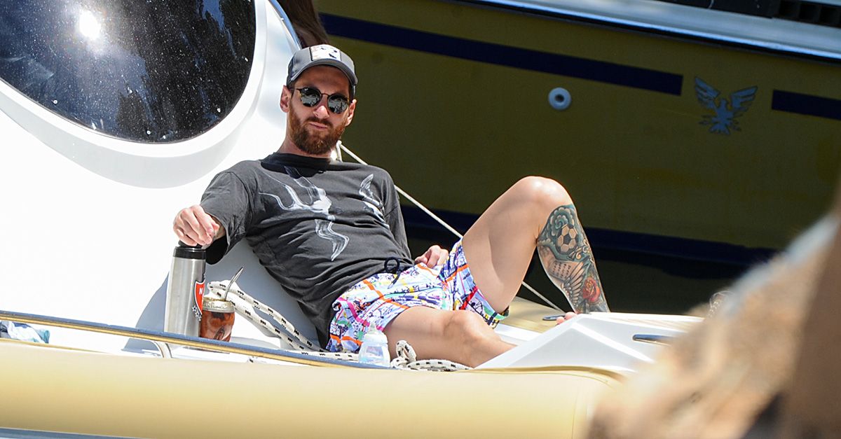 Lionel Messi Holiday Ibiza