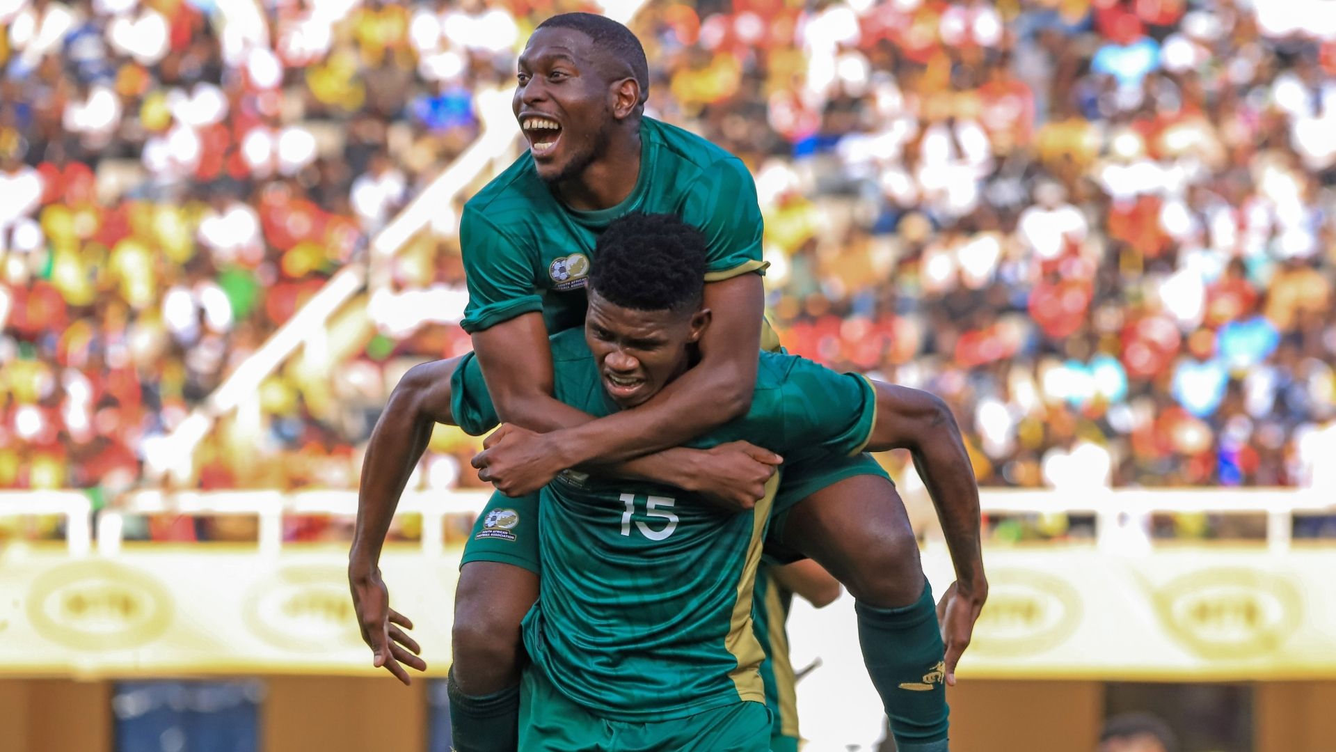 Bathusi Aubaas and Aubrey Modiba, Bafana Bafana