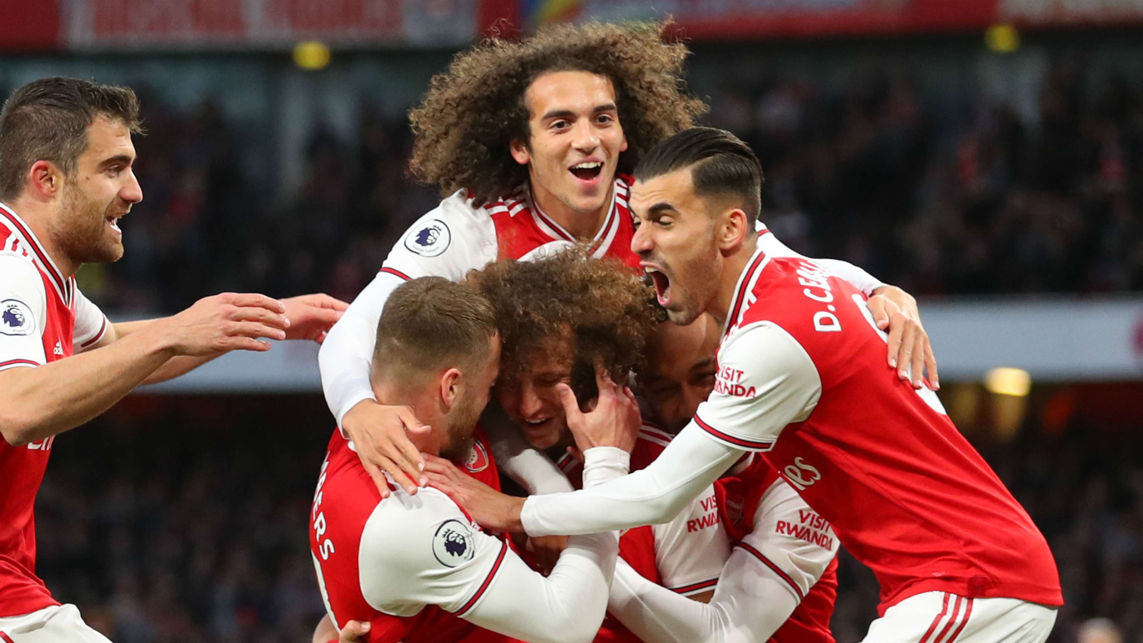Arsenal celebrate 2019-20