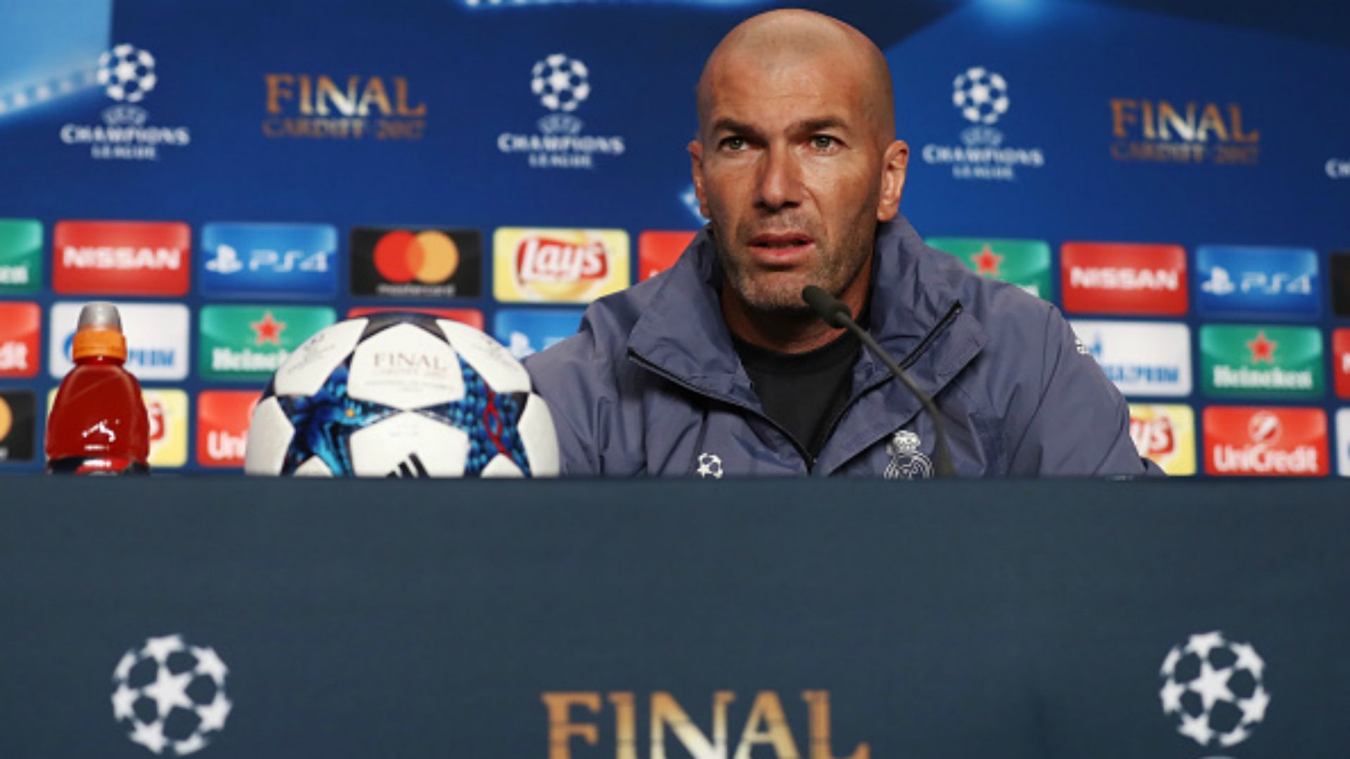 Zinedine Zidane Real Madrid conference