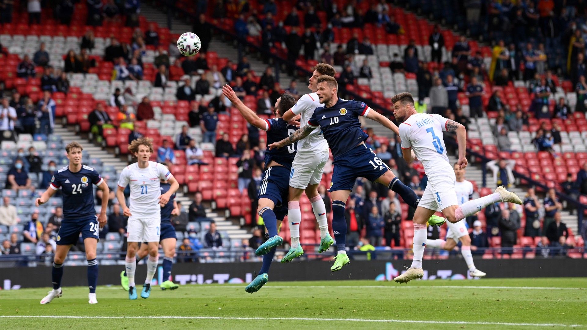 Patrik Schick Scotland vs Czech Republic Euro 2020
