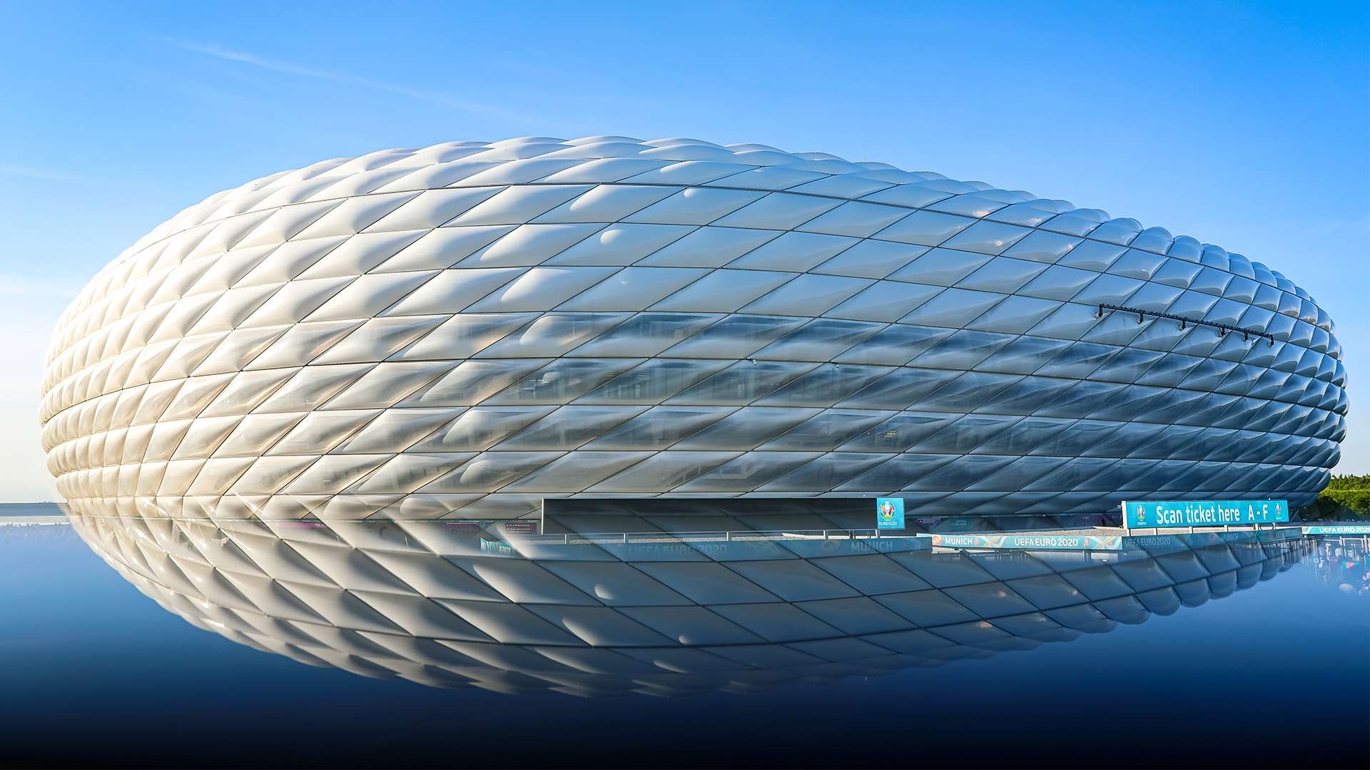 Allianz Arena reflection