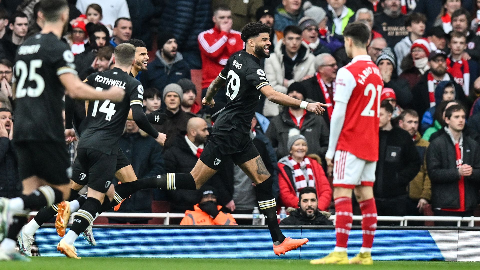 Philip Billing Arsenal Bournemouth Premier League 2022-23