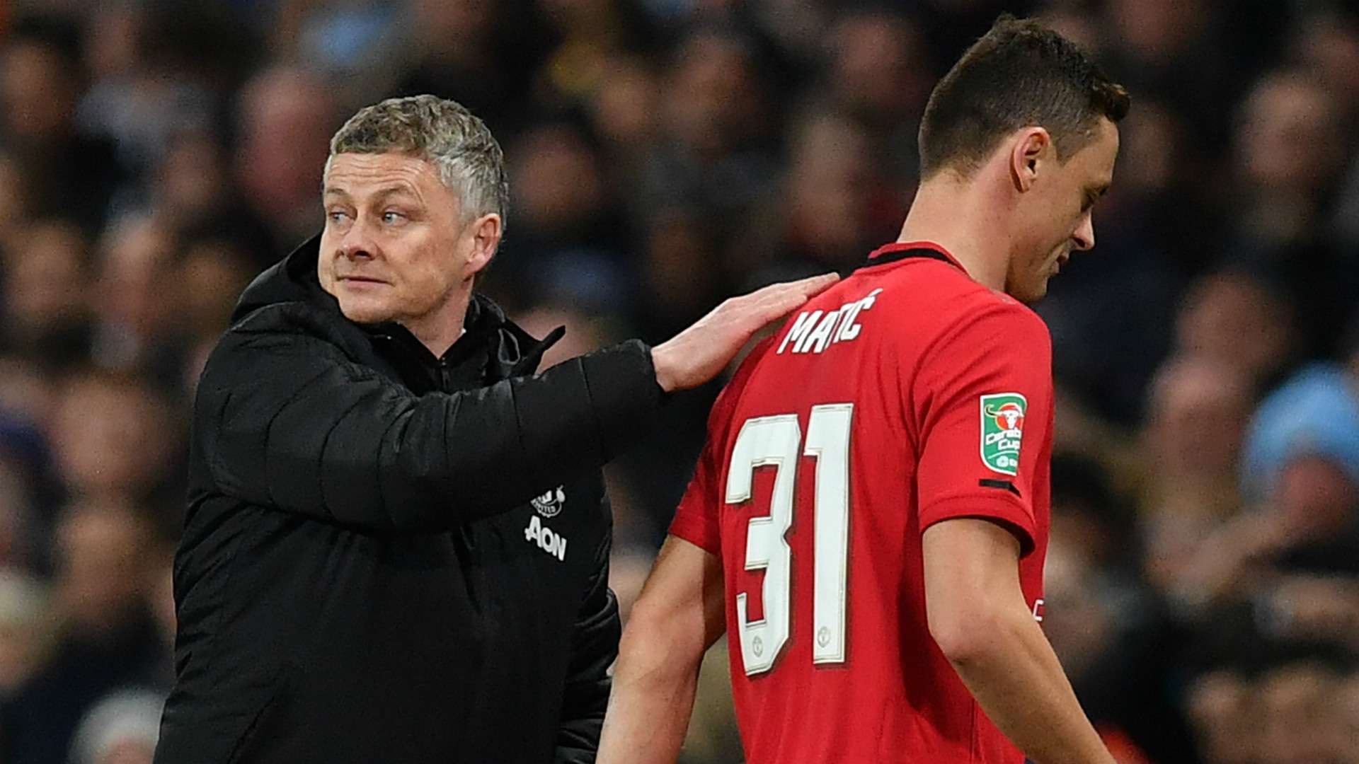 Ole Gunnar Solskjaer Nemanja Matic Manchester United 2019-20