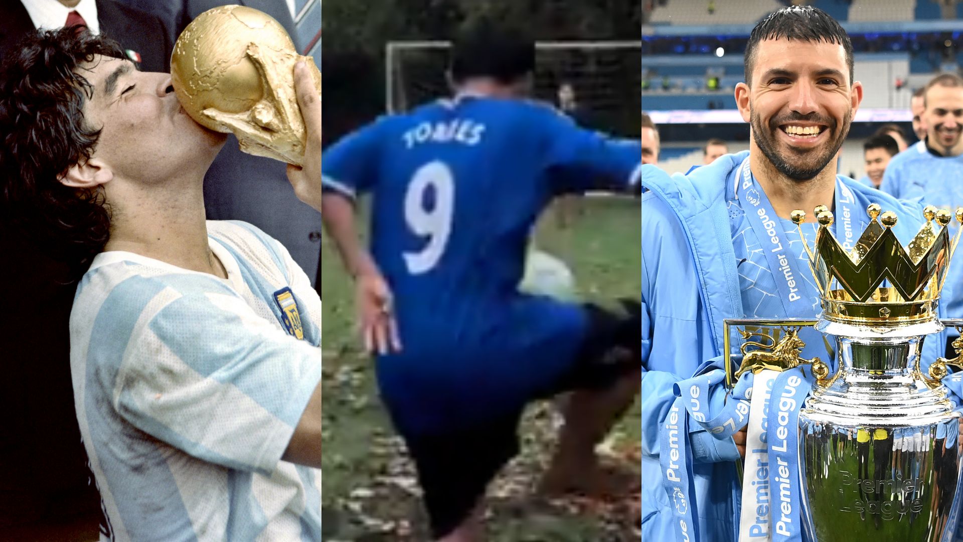 Benjamin Aguero Sergio Aguero Diego Maradona