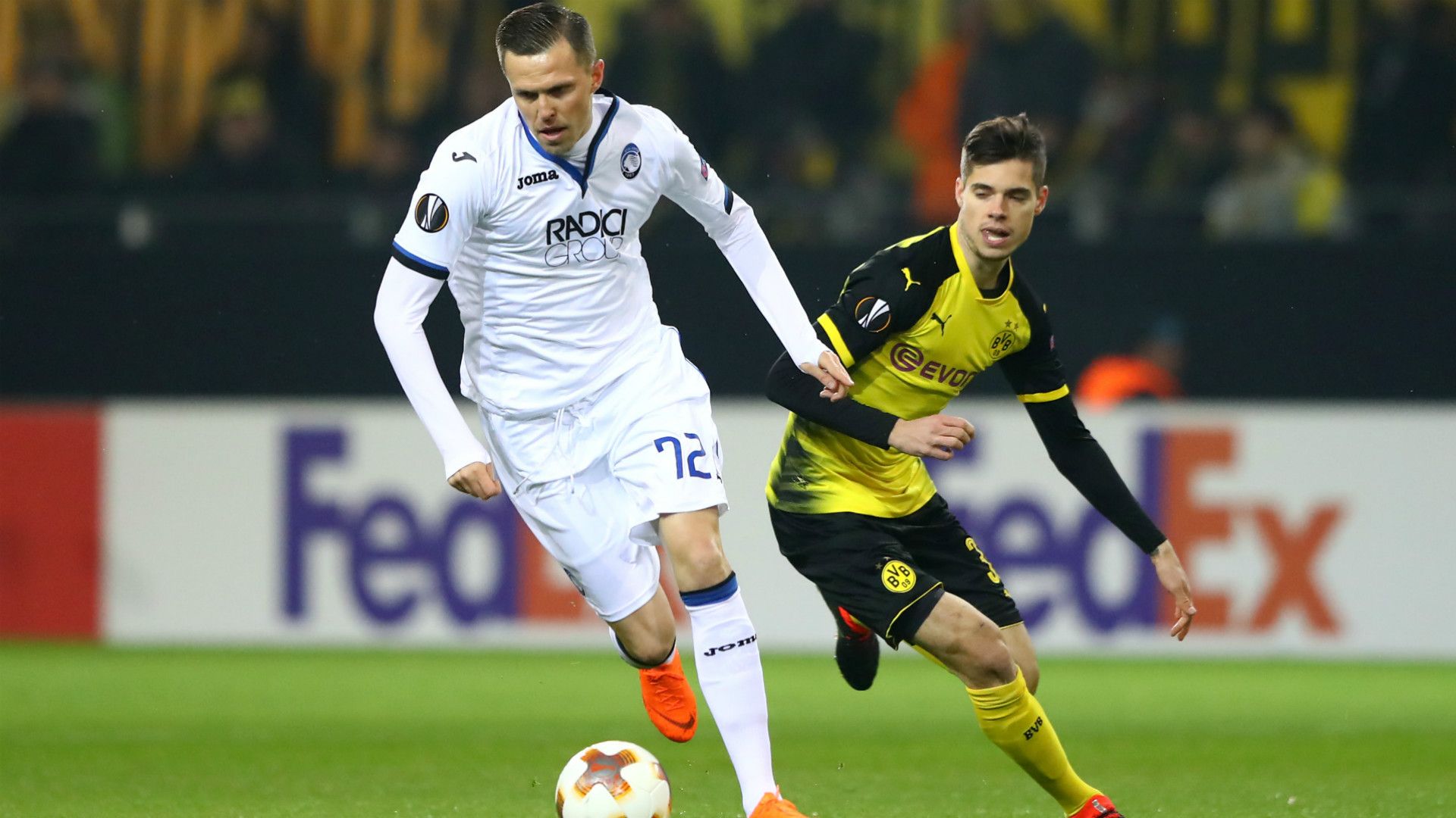 Julian Weigl Jospi Ilicic Borussia Dortmund Atalanta Bergamo Europa League 15022018
