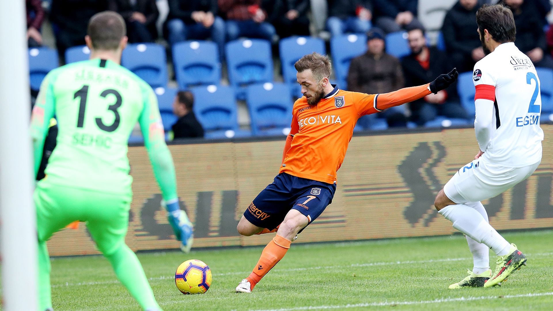 Edin Visca Egemen Korkmaz Basaksehir Erzurumspor 02092019