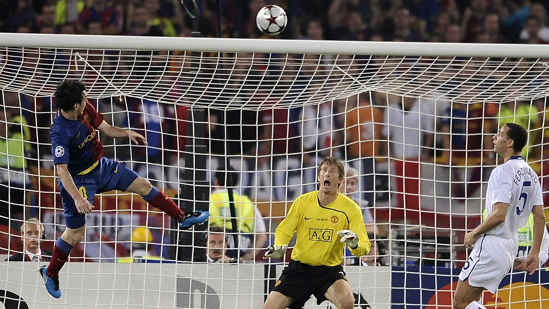 Lionel Messi Barcelona	 v United 2009 CL final