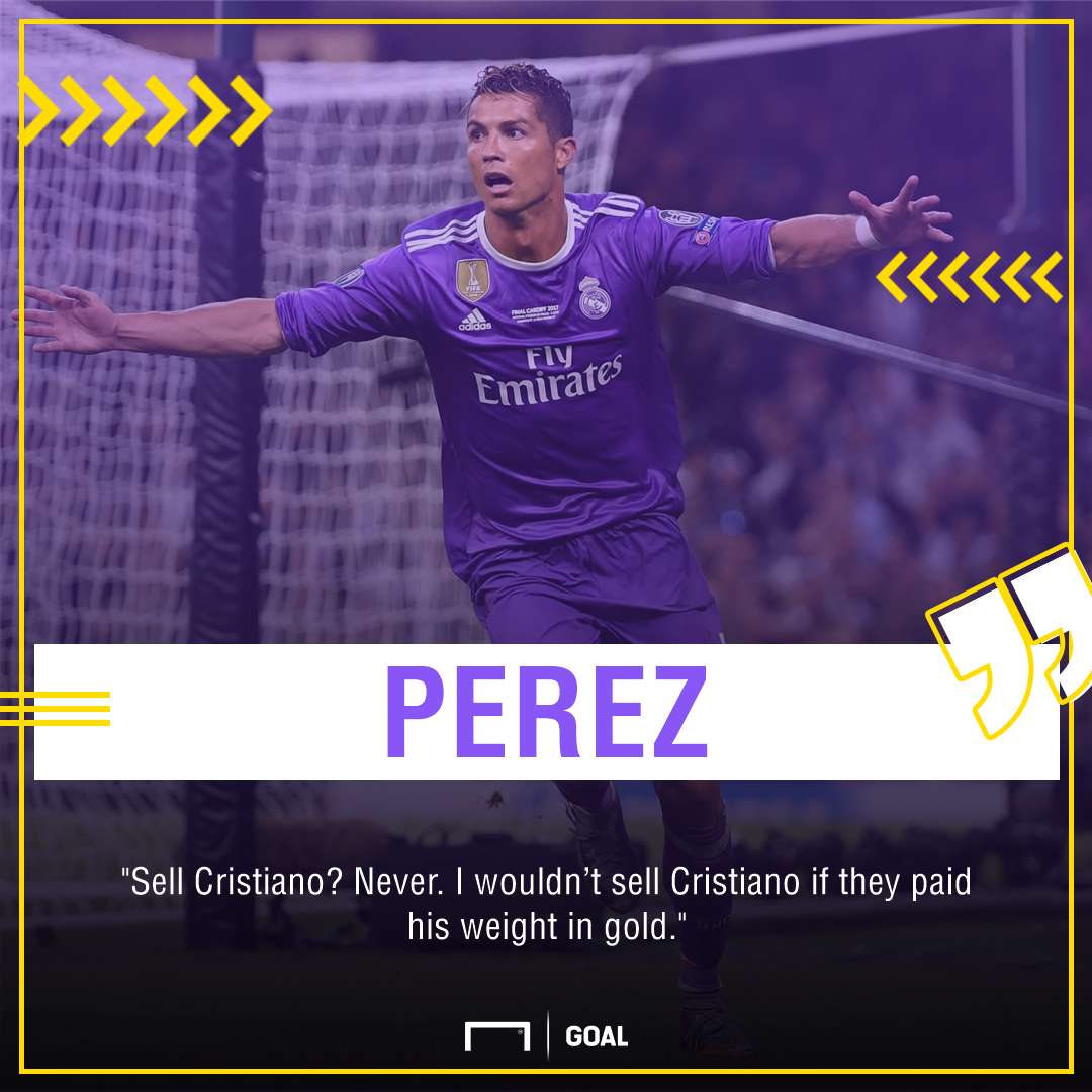 Cristiano Ronaldo Florentio Perez Real Madrid no sale