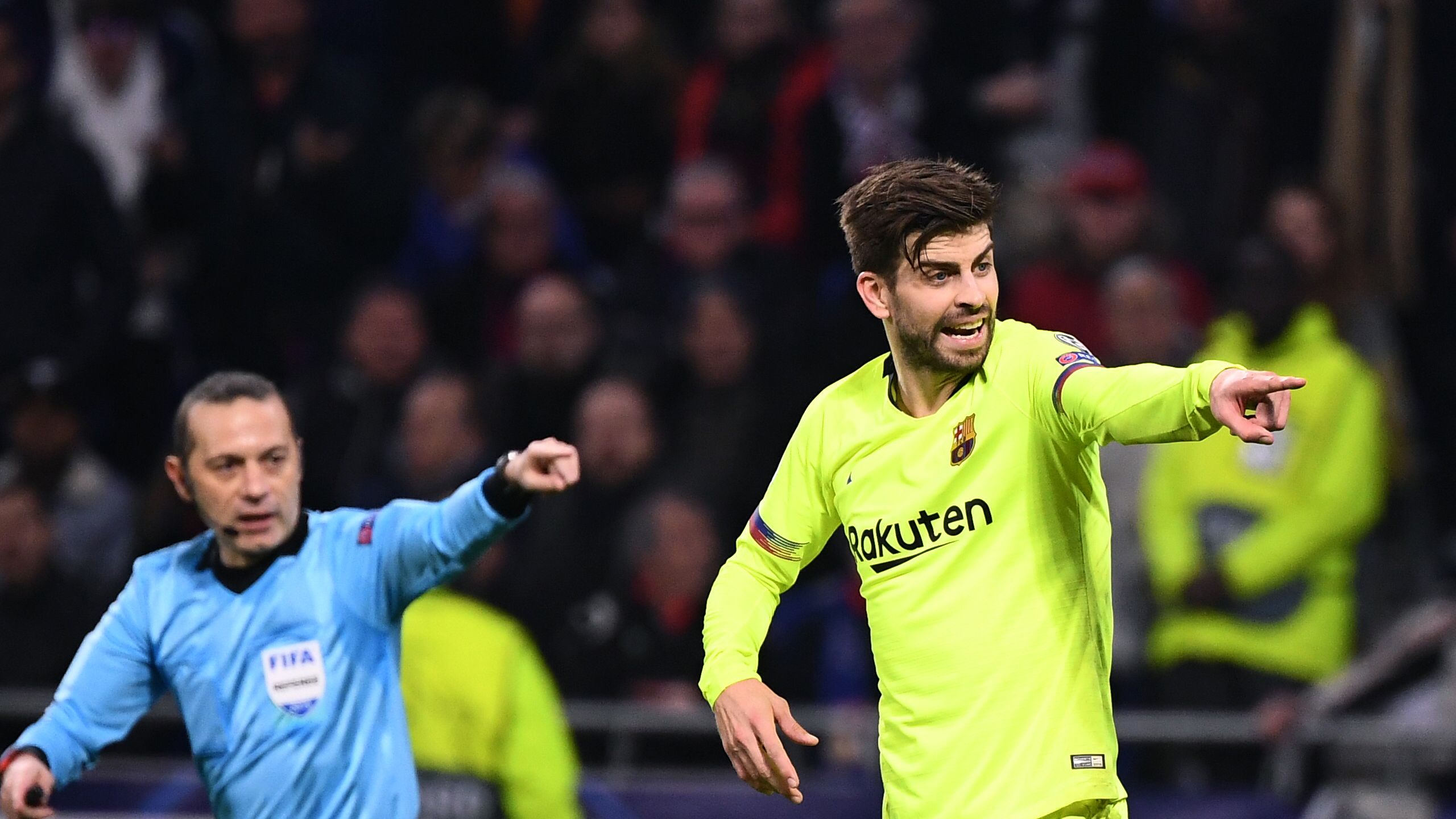 Gerard Pique FC Barcelona UEFA Champions League