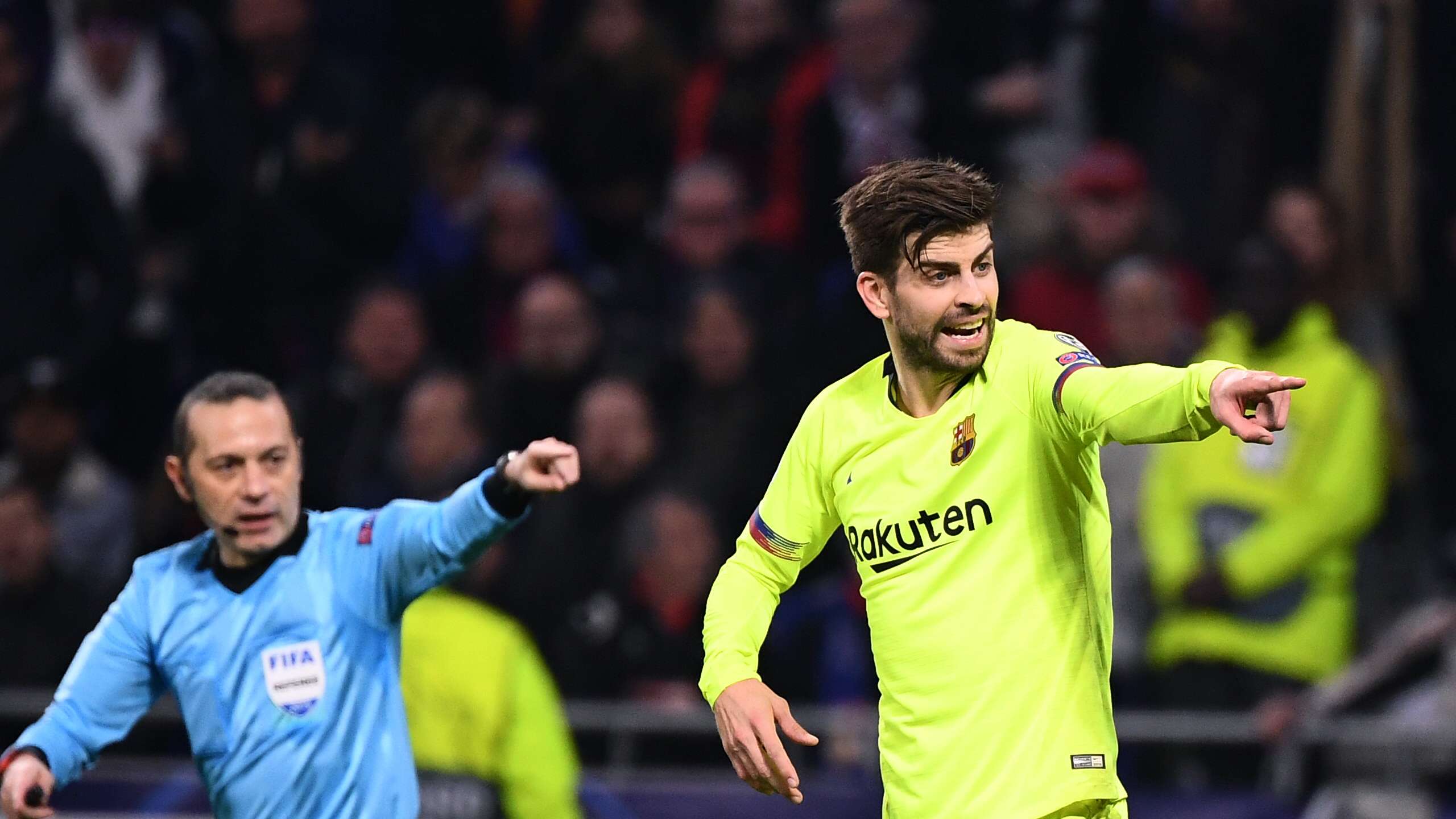 Gerard Pique FC Barcelona UEFA Champions League