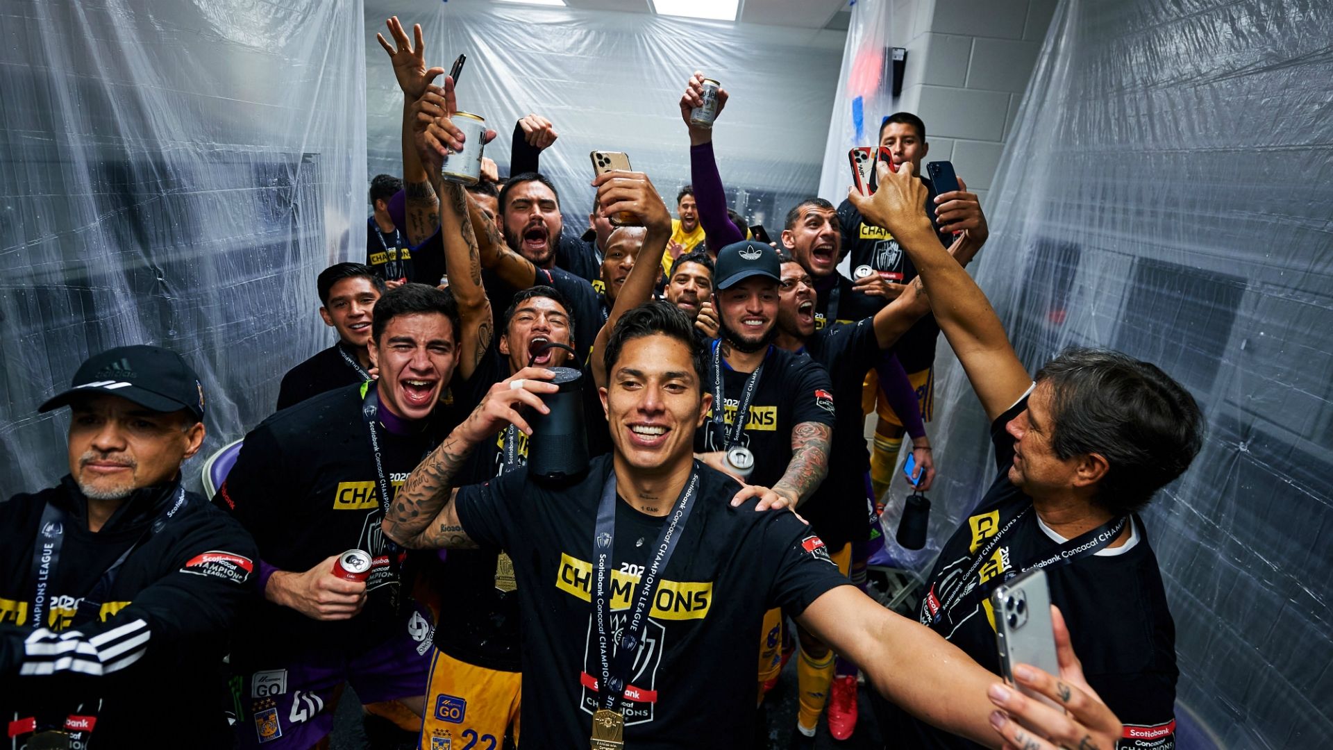 Tigres festejo Concachampions