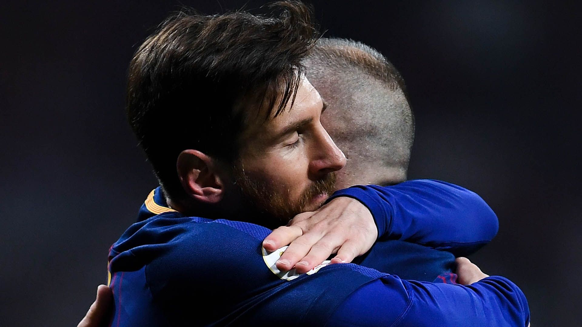 Lionel Messi Andres Iniesta FC Barcelona 21042018