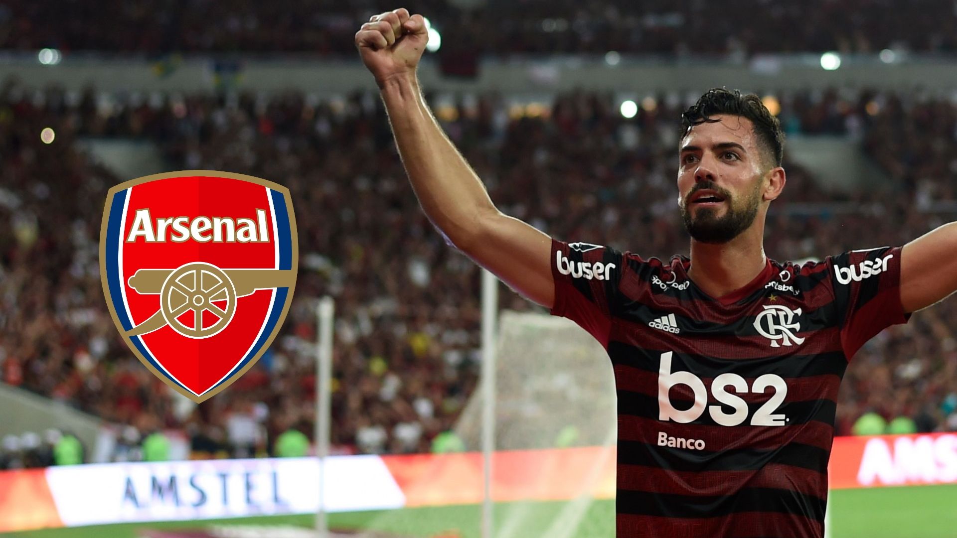 Pablo Mari, Arsenal logo