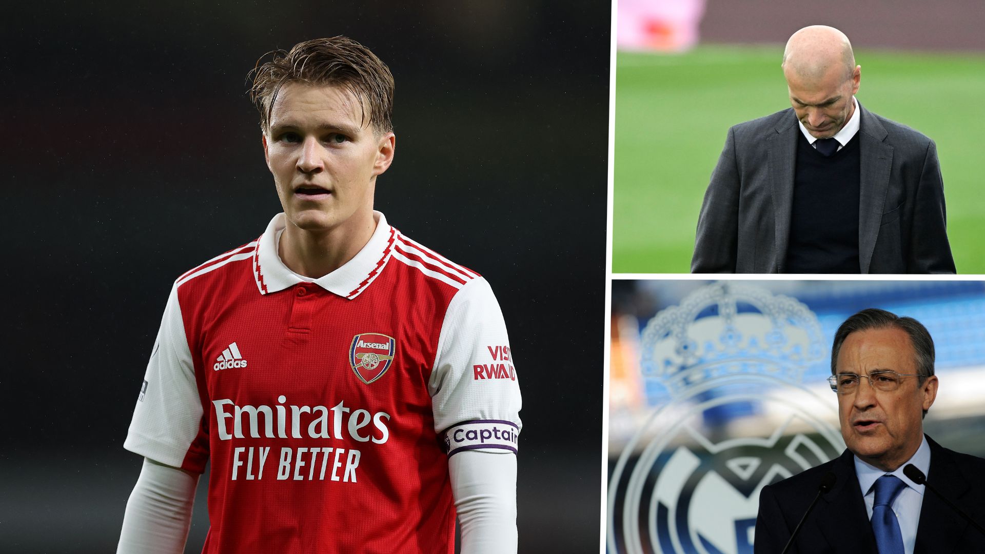 Odegaard Florentino Perez Zidane