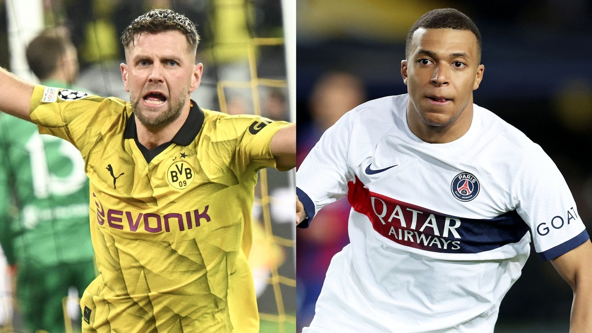 Niclas Fuellkrug Dortmund Kylian Mbappe PSG