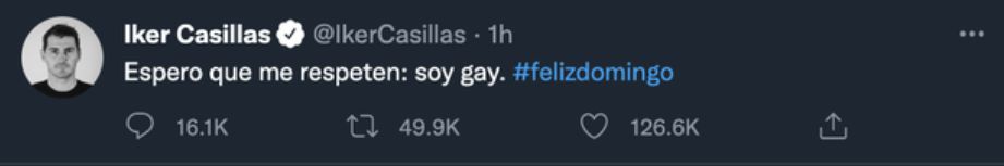 Iker Casillas gay tweet
