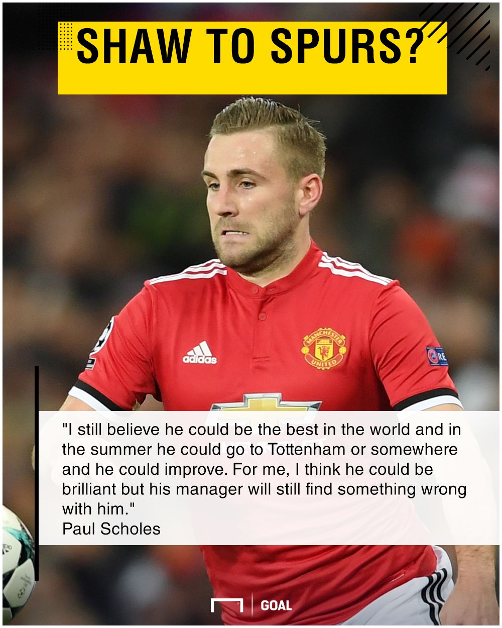 Luke Shaw world's best Paul Scholes