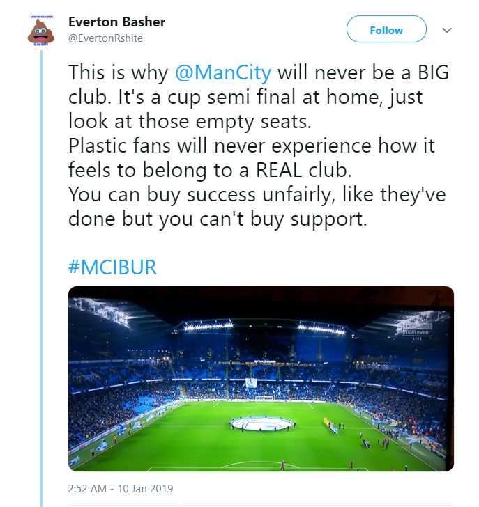 Man City reaction League Cup Burton