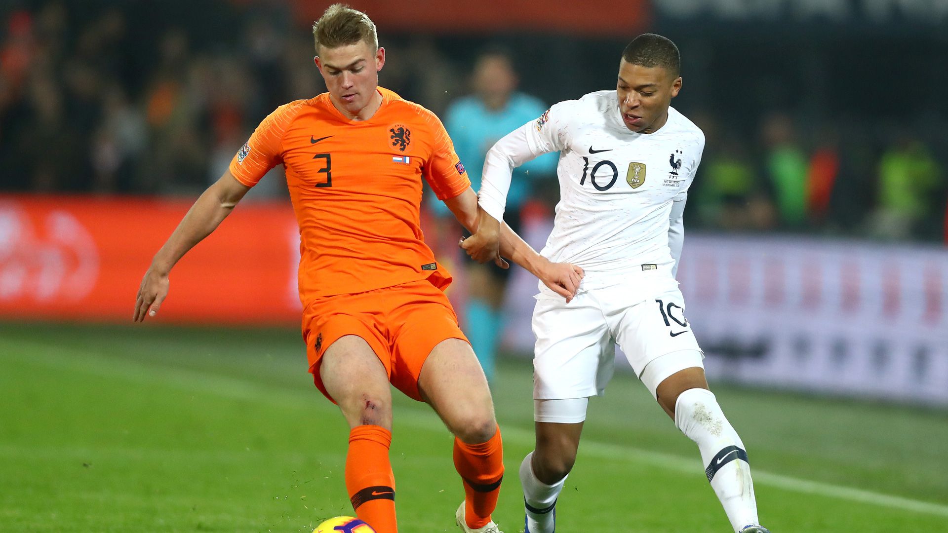 De Ligt Mbappe Netherlands France