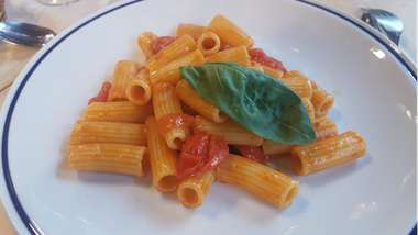 Rigatoni alla Zidane at Da Angelino restaurant in Torino
