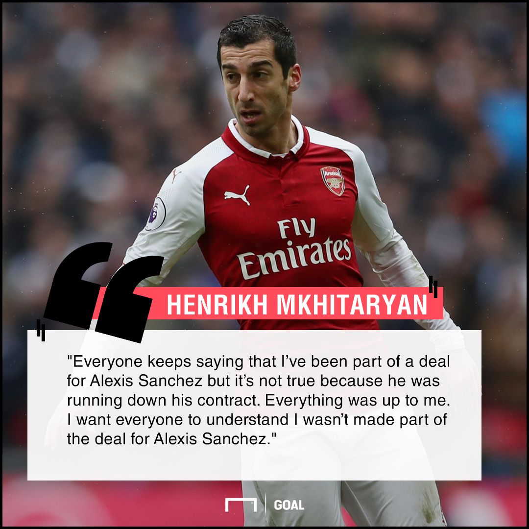 Henrikh Mkhitaryan no Alexis Sanchez makeweight