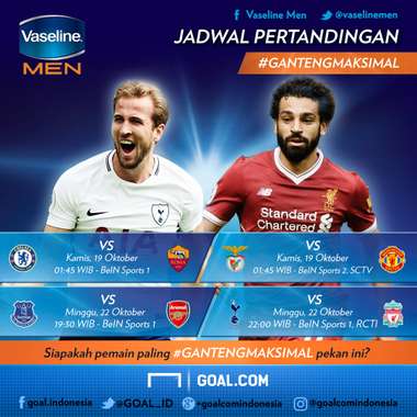 Vaseline Men - Jadwal Ganteng 18 Oktober Promo