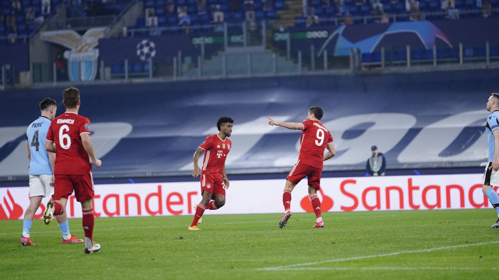 Lewandowski, Lazio vs. Bayern